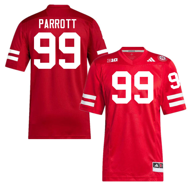 Nebraska Cornhuskers #99 Dylan Parrott College Football Jerseys Stitched-Scarlet Nebraska Cornhuskers #99 Dylan Parrott College Football Jerseys Stitched-Scarlet